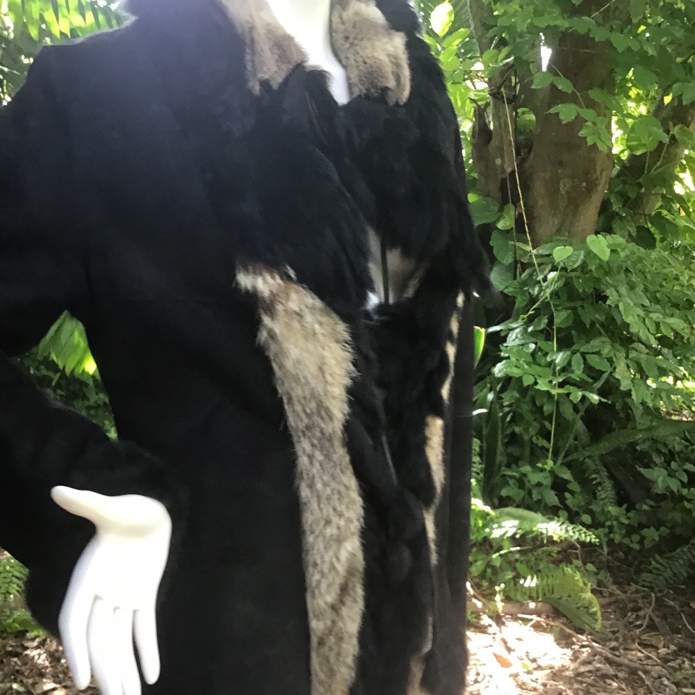 Italian suede and fur Jacket - Picture 14 of 14